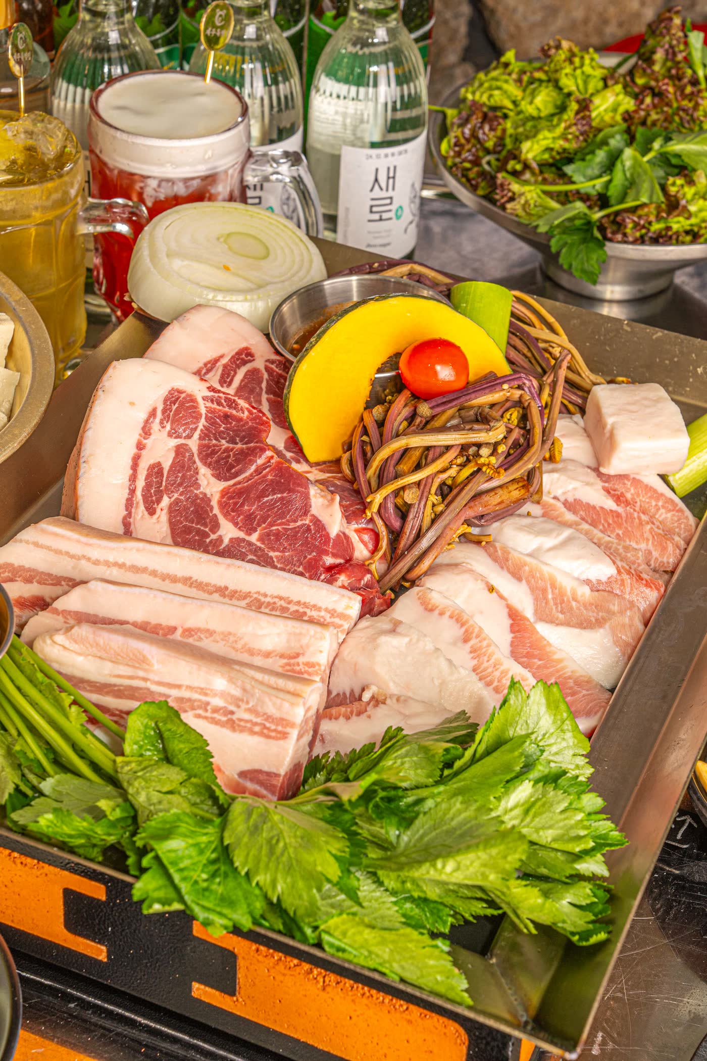 모둠구이와 사이드 메뉴 — 제주특별집 홍대점 Instagram · Jeju Special House Hongdae Korean BBQ preview 9